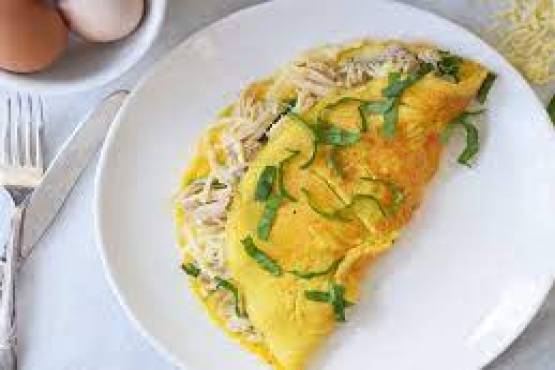 CHICKEN CHEESE OMLETTE